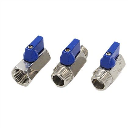 שסתום כדור מיני מנירוסטה זכר נקבה